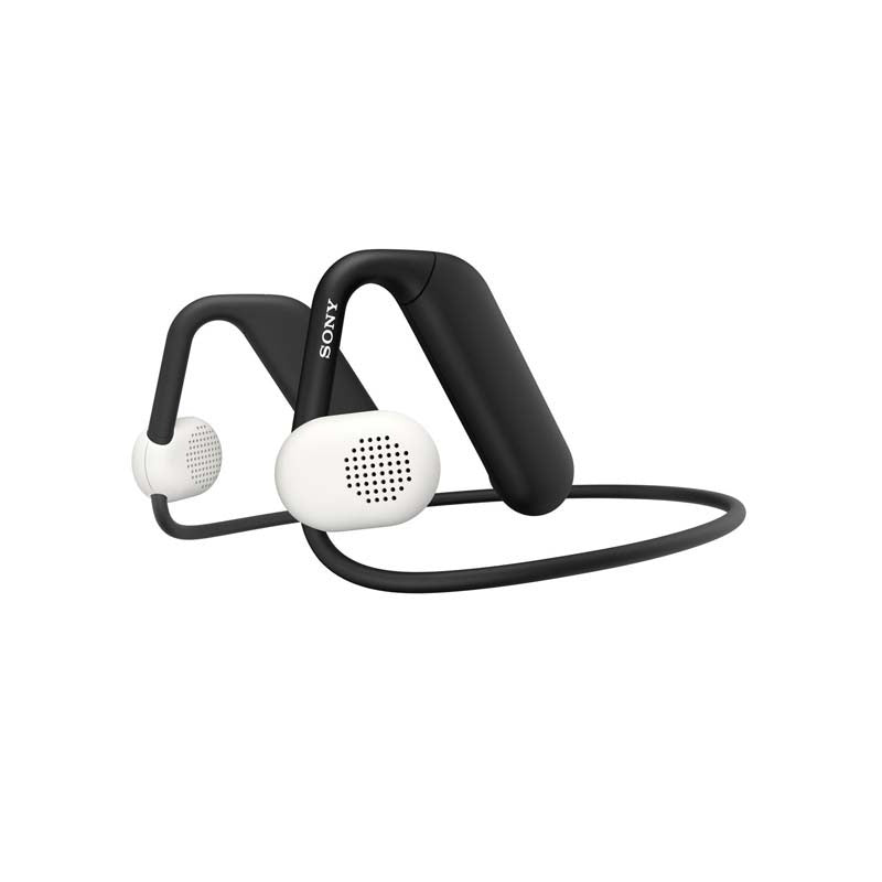 Sony Float Run Open Ear Wireless Bluetooth Earphones - Black / White - Black / White