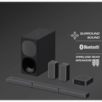 Sony HT-S40R 600w 5.1ch Soundbar with Wireless Rear Speakers - Black - Audio