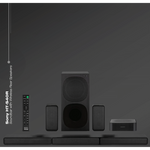 Sony HT-S40R 600w 5.1ch Soundbar with Wireless Rear Speakers - Black - Audio