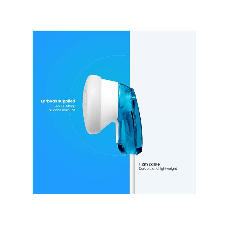Sony MDR-E9LP Stereo Earbuds - Blue - Blue