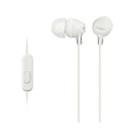 Sony MDR-EX15AP In Ear Earphones with Mic - White - White