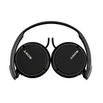 Sony MDR-ZX110 Wired Foldable Headphones - Black - Black