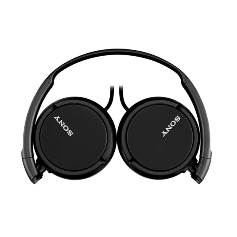 Sony MDR-ZX110 Wired Foldable Headphones - Black - Black