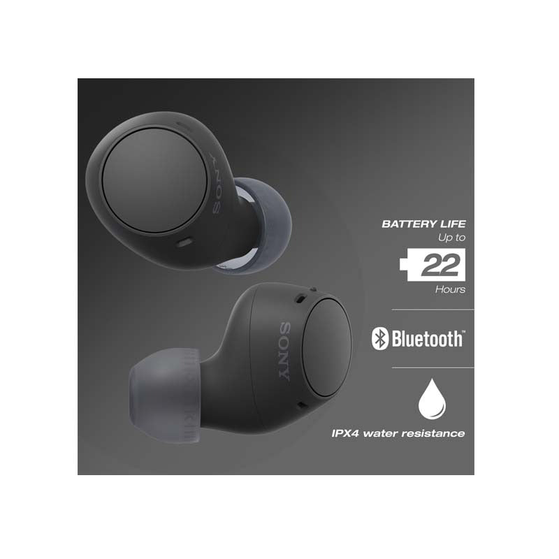 Sony WF-C510 True Wireless In Ear Bluetooth Earbuds - Black - Black