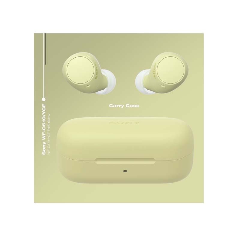 Sony WF-C510 True Wireless In Ear Bluetooth Earbuds - Yellow - Yellow