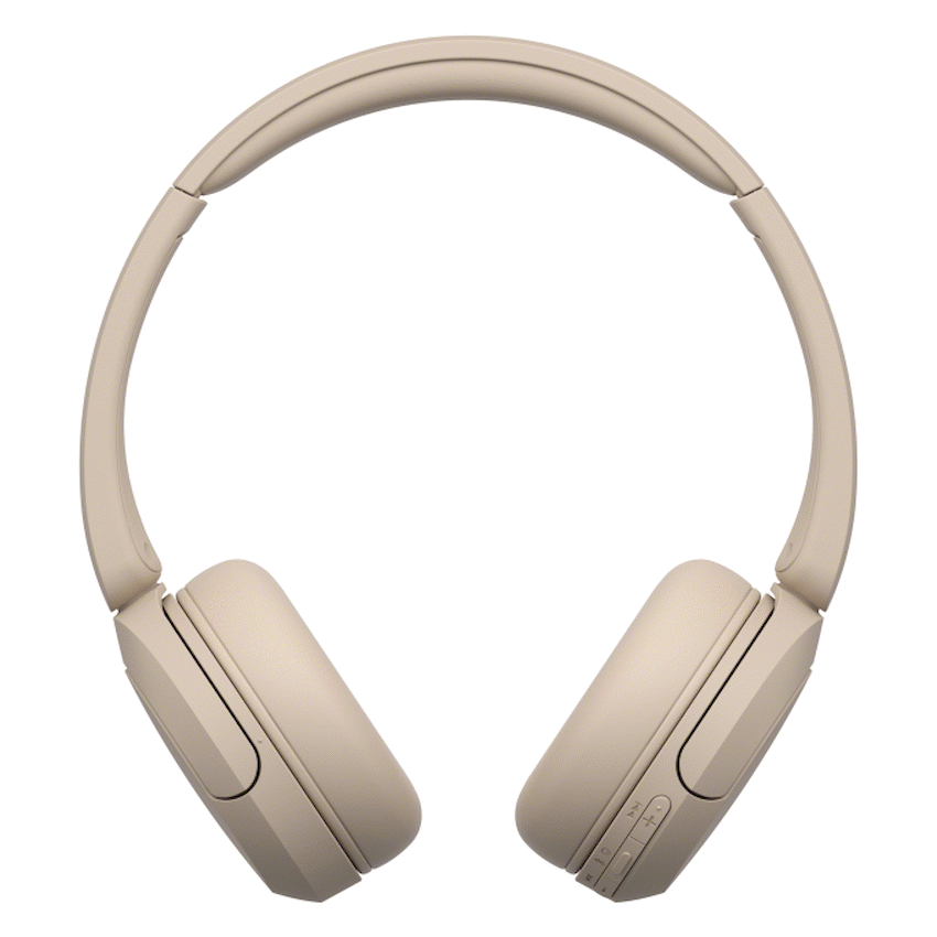 Sony WH-CH520 Wireless Bluetooth On-Ear Headphones - Beige - Beige - Audio
