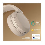 Sony WH-CH520 Wireless Bluetooth On-Ear Headphones - Beige - Beige - Audio