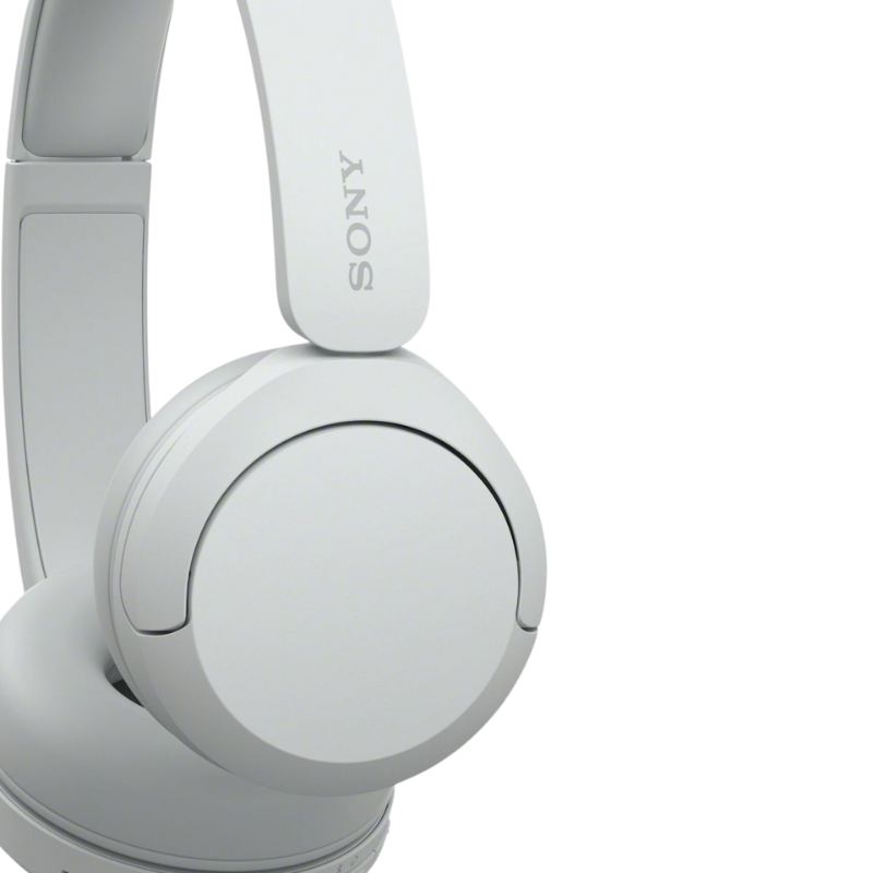 Sony WH-CH520 Wireless Bluetooth On-Ear Headphones - White - White