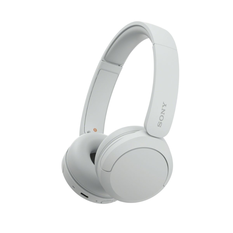 Sony WH-CH520 Wireless Bluetooth On-Ear Headphones - White - White