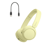 Sony WH-CH520 Wireless Bluetooth On-Ear Headphones - Yellow - Yellow
