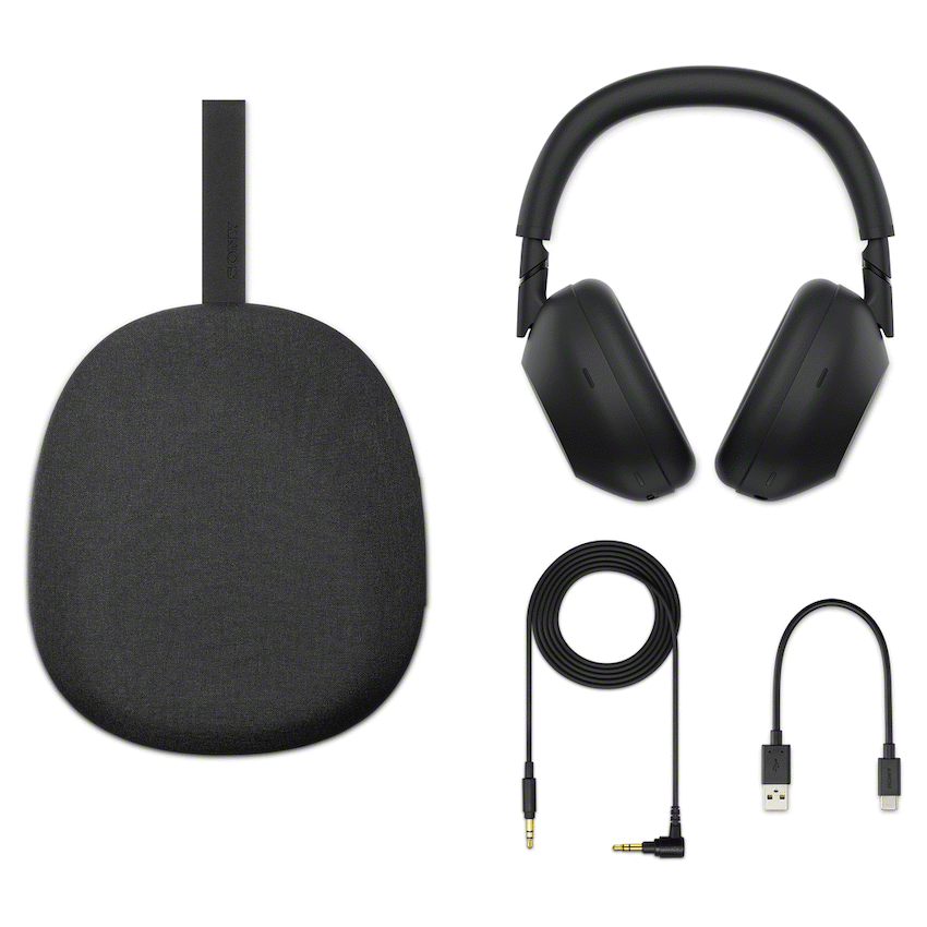 Sony WH1000XM6 (Black) Noise Cancelling Bluetooth Headphones - Black - Audio