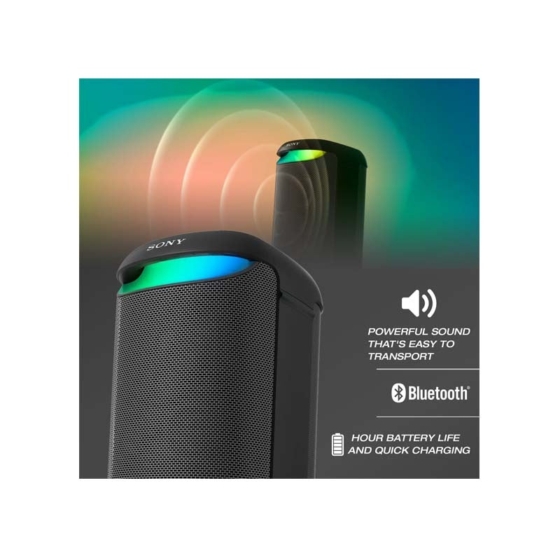 Sony X-Series SRS-XV500 High Power Wireless Party Bluetooth Speaker - Black