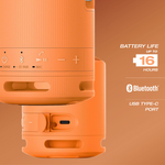 Sony XB100 Portable Bluetooth Speaker - Orange - Orange - Audio