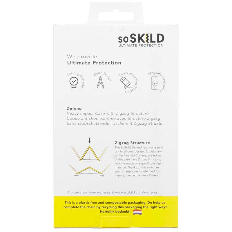 SoSkild Defend Heavy Impact Case for Apple iPhone 14 Pro - Smokey Grey