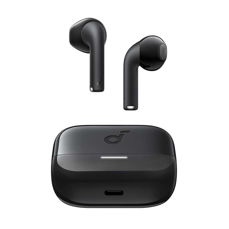 Soundcore K20i Wireless Bluetooth Semi-In-Ear Earbuds - Black - Black