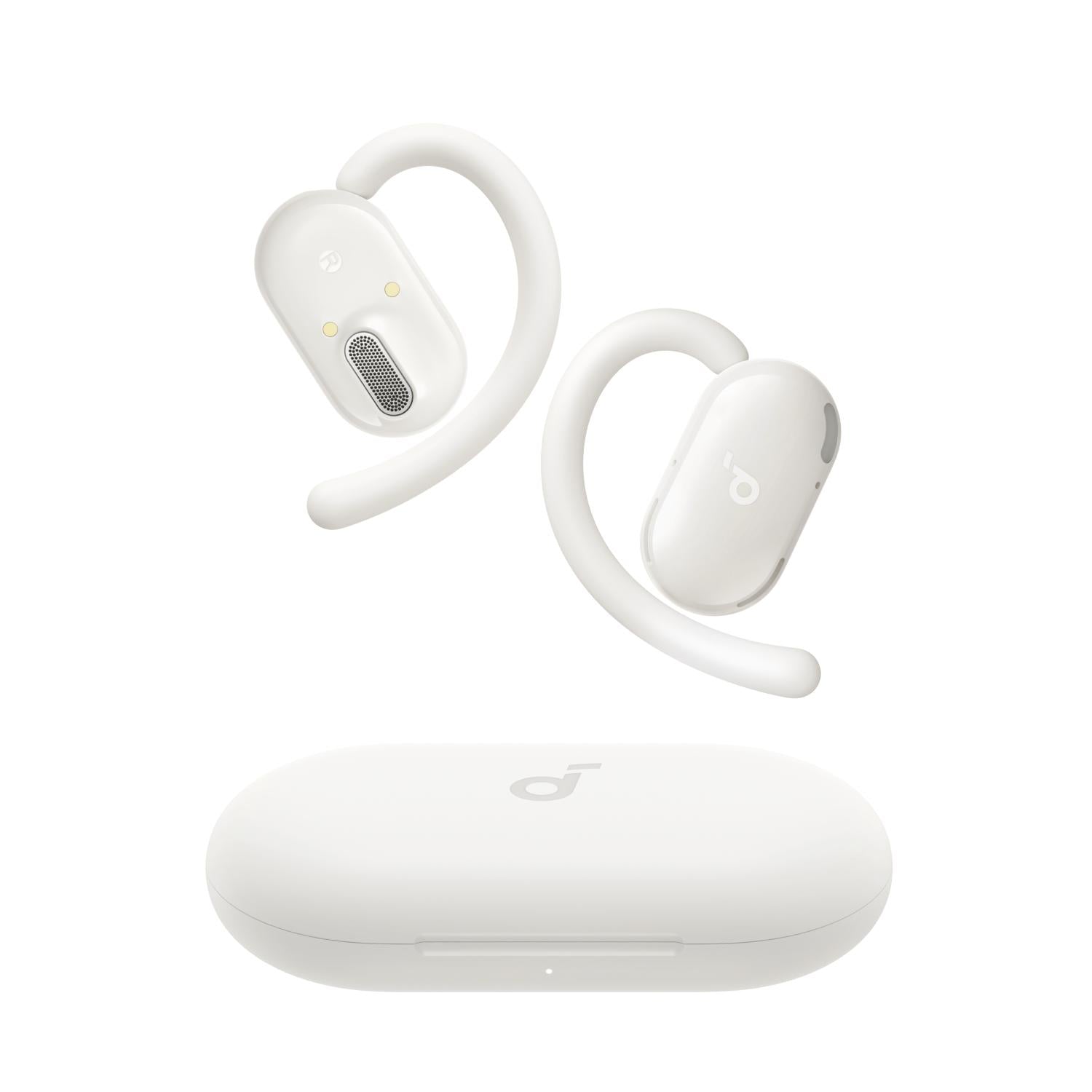Soundcore V20i Earbuds With Adjustable Hooks - White - White