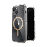 Speck Apple iPhone 15 Presidio Lux With Magsafe - Clear / Gold Glittr - Clear / Gold