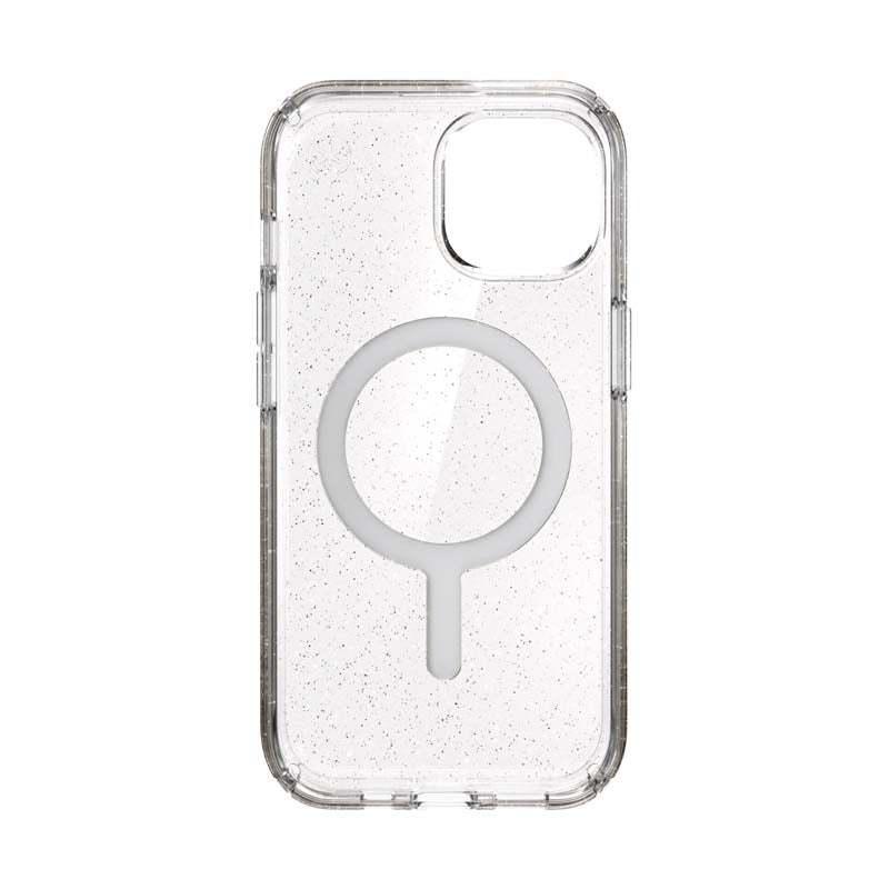 Speck Apple iPhone 15 Presidio Lux With Magsafe - Clear / Gold Glittr - Clear / Gold