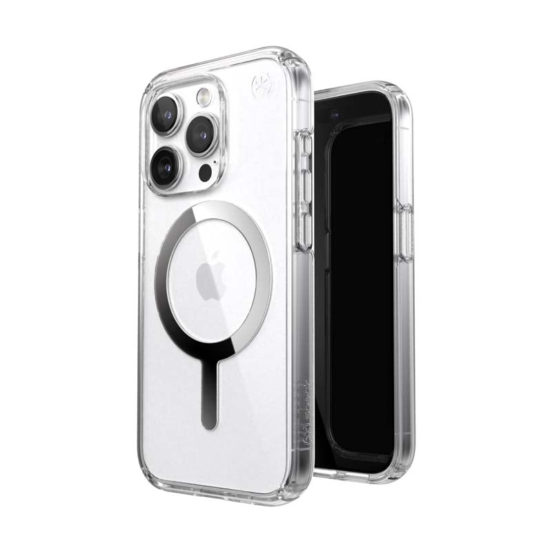 Speck Apple iPhone 15 Pro Perfect Clear With Magsafe - Clear / Chrome - Clear