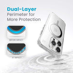 Speck Apple iPhone 15 Pro Perfect Clear With Magsafe - Clear / Chrome - Clear