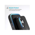 Speck Apple iPhone 16 CandyShell Grip MagSafe Case - Black - Black