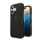 Speck Apple iPhone 16 CandyShell Grip MagSafe Case - Black - Black