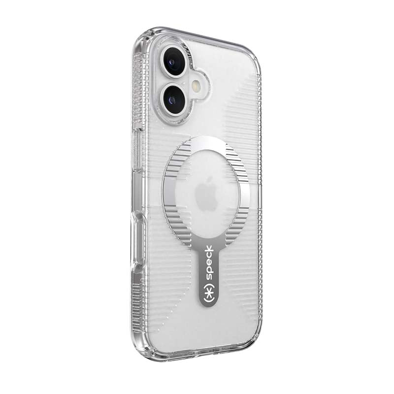 Speck Apple iPhone 16 Gemshell Clear Grip Magsafe Case - Clear - Clear