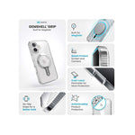 Speck Apple iPhone 16 Gemshell Clear Grip Magsafe Case - Clear - Clear