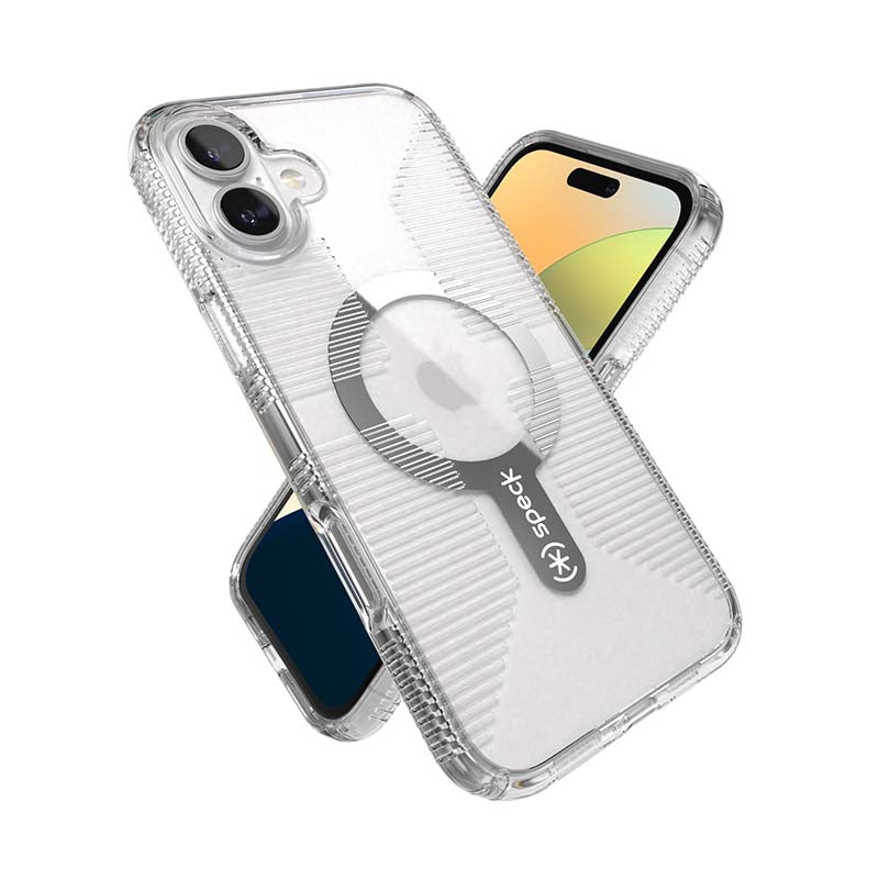 Speck Apple iPhone 16 Plus Gemshell Clear Grip Magsafe Case - Clear - Clear