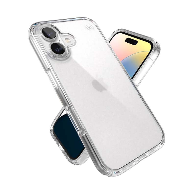 Speck Apple iPhone 16 Presidio Perfect-Clear Case - Clear - Clear