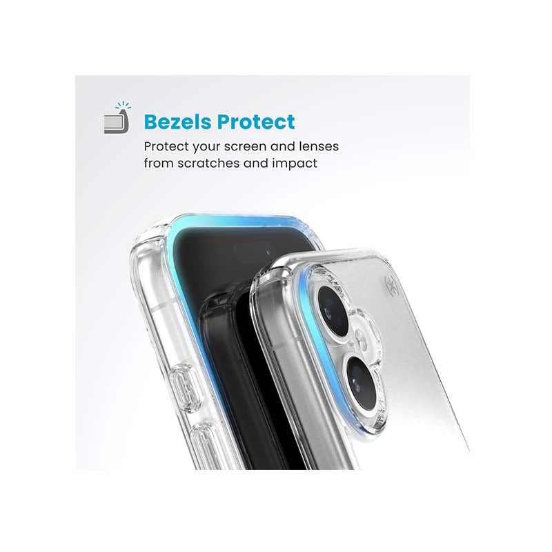 Speck Apple iPhone 16 Presidio Perfect-Clear Case - Clear - Clear