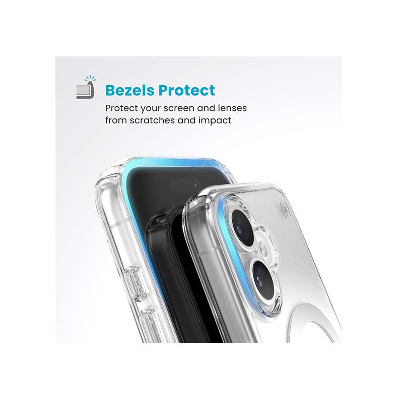 Speck Apple iPhone 16 Presidio Perfect Clear Magsage Case - Clear - Clear