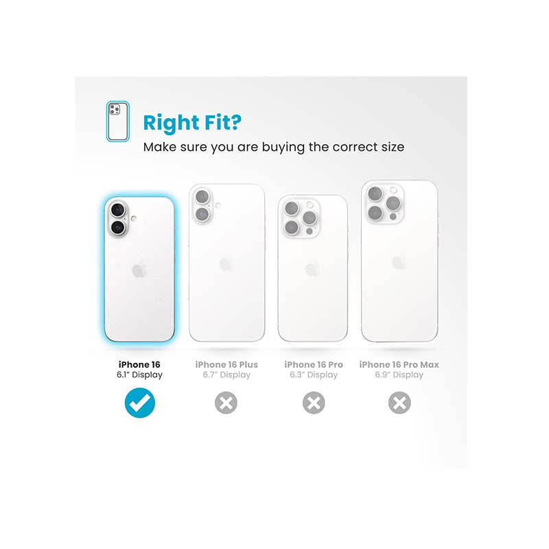 Speck Apple iPhone 16 Presidio Perfect Clear Magsage Case - Clear - Clear