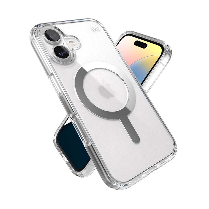 Speck Apple iPhone 16 Presidio Perfect Clear Magsage Case - Clear - Clear