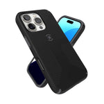 Speck Apple iPhone 16 Pro CandyShell Grip MagSafe Case - Black - Black