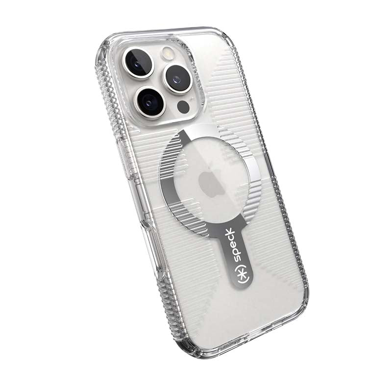 Speck Apple iPhone 16 Pro Gemshell Clear Grip Magsafe Case - Clear - Clear