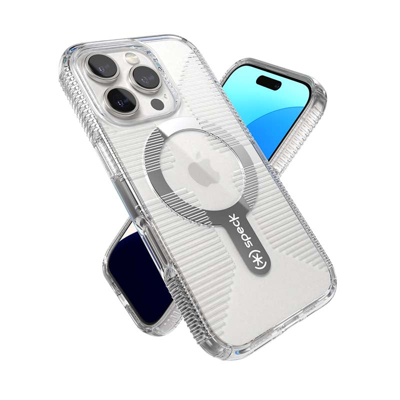 Speck Apple iPhone 16 Pro Gemshell Clear Grip Magsafe Case - Clear - Clear