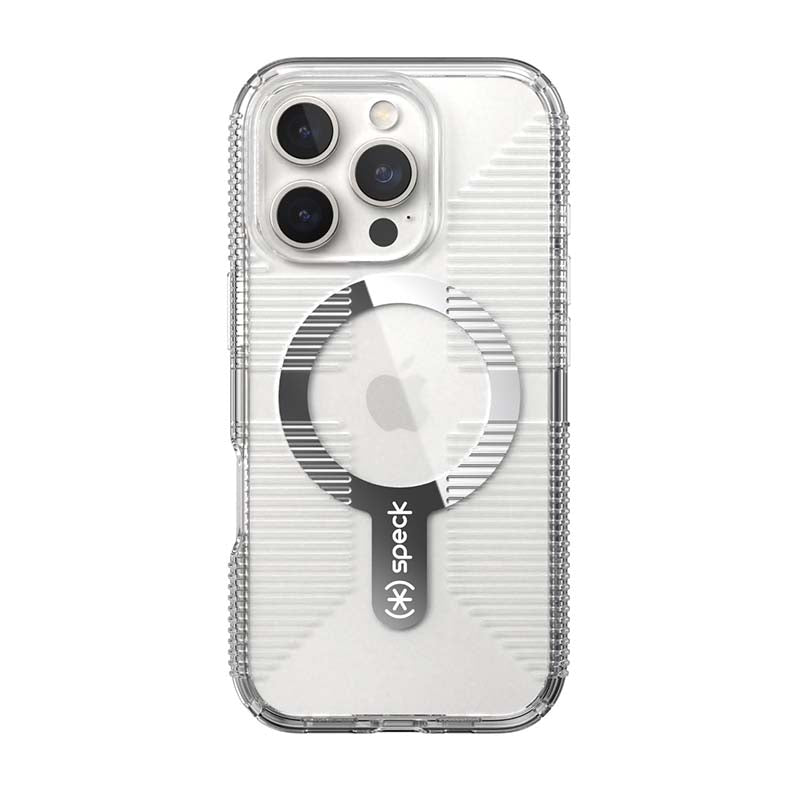Speck Apple iPhone 16 Pro Gemshell Clear Grip Magsafe Case - Clear - Clear