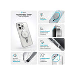 Speck Apple iPhone 16 Pro Gemshell Clear Grip Magsafe Case - Clear - Clear