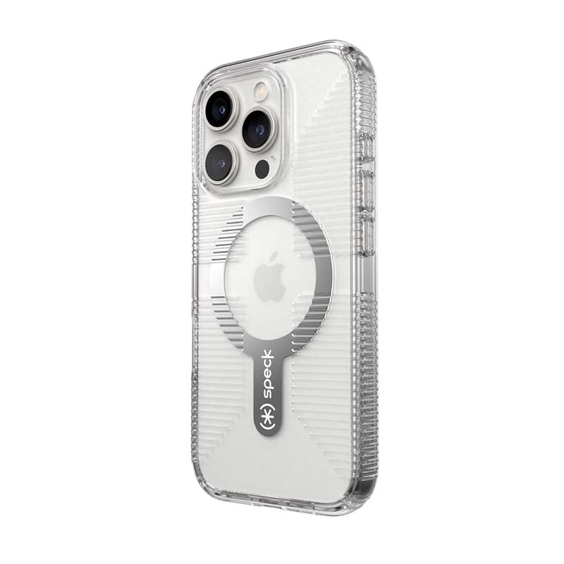 Speck Apple iPhone 16 Pro Gemshell Clear Grip Magsafe Case - Clear - Clear
