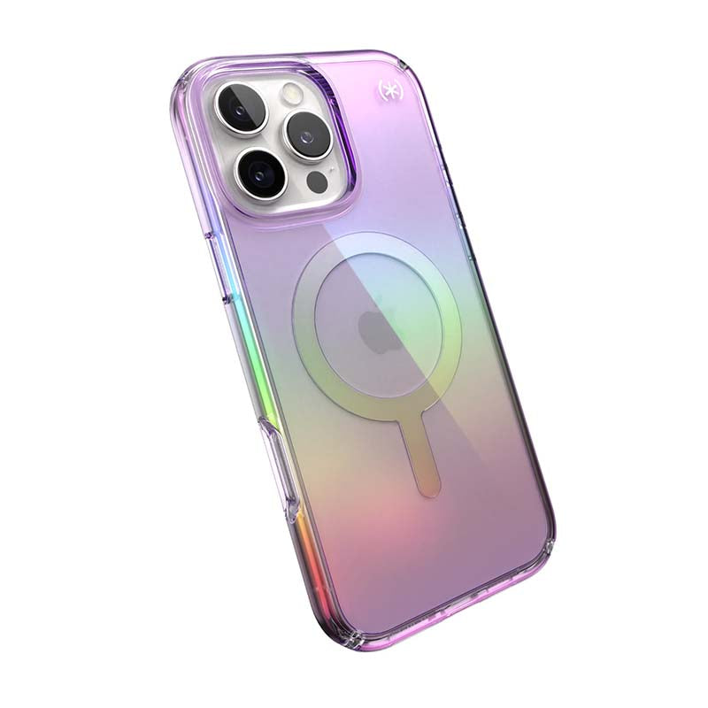 Speck Apple iPhone 16 Pro Max Presidio Lux Magsafe Case - Clear / Purple - Purple