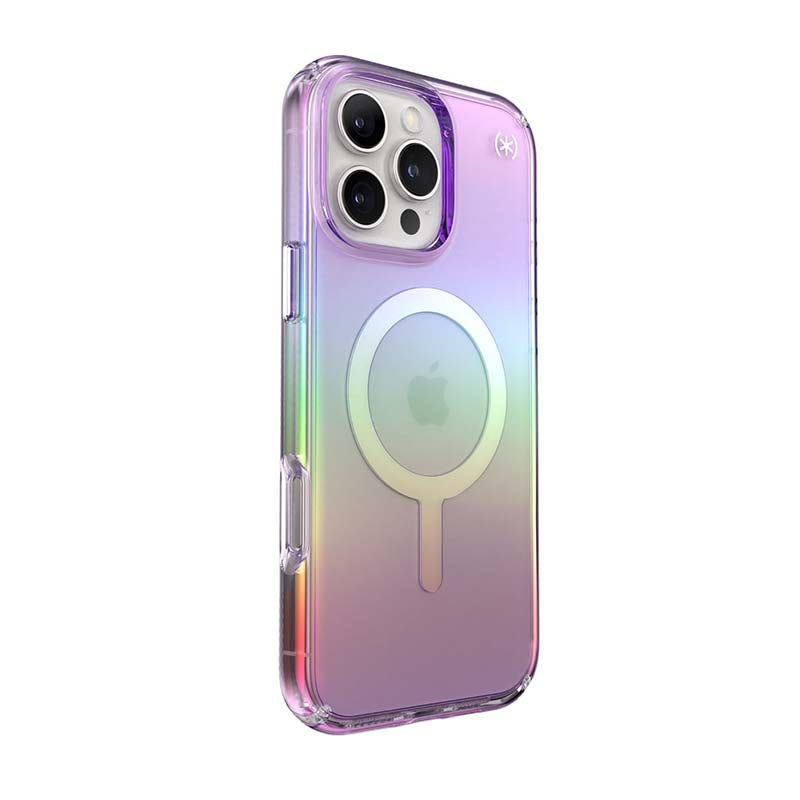 Speck Apple iPhone 16 Pro Max Presidio Lux Magsafe Case - Clear / Purple - Purple