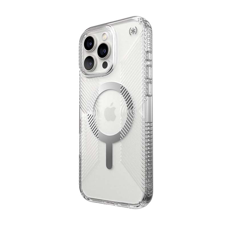 Speck Apple iPhone 16 Pro Max Presidio Perfect-Clear Grip Magsafe Case - Clear - Clear