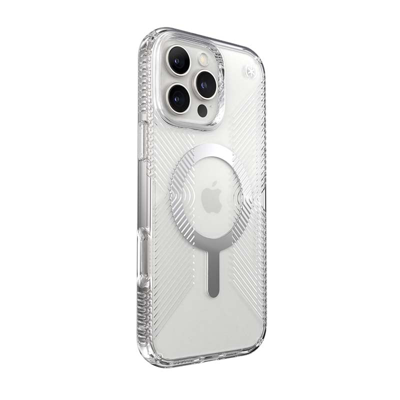 Speck Apple iPhone 16 Pro Max Presidio Perfect-Clear Grip Magsafe Case - Clear - Clear
