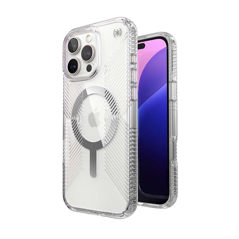 Speck Apple iPhone 16 Pro Max Presidio Perfect-Clear Grip Magsafe Case - Clear - Clear