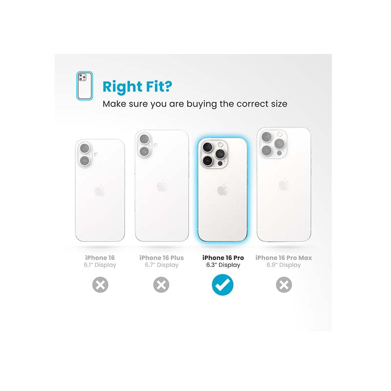 Speck Apple iPhone 16 Pro Presidio Perfect-Clear Case - Clear - Clear