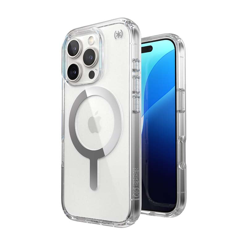 Speck Apple iPhone 16 Pro Presidio Perfect Clear Magsafe Case - Clear - Clear