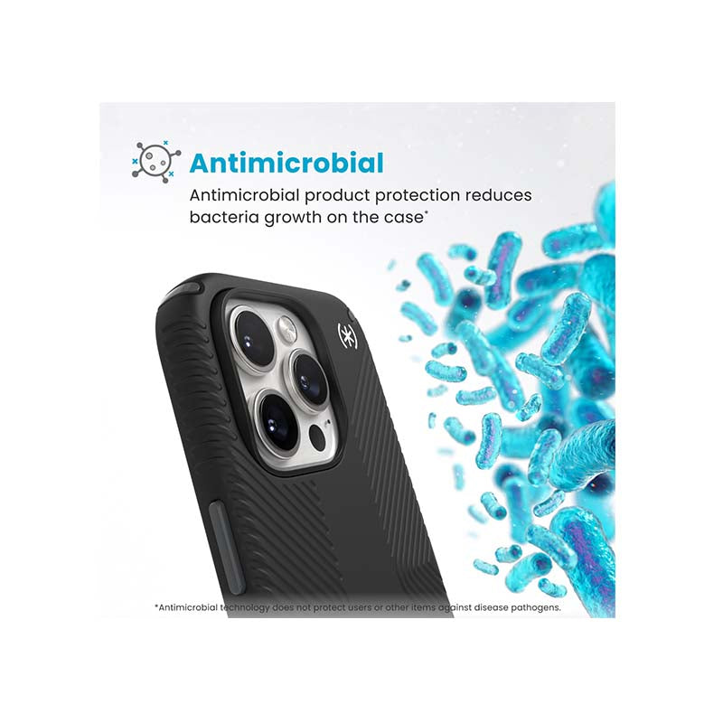 Speck Apple iPhone 16 Pro Presidio2 Pro Grip Case - Black - Black