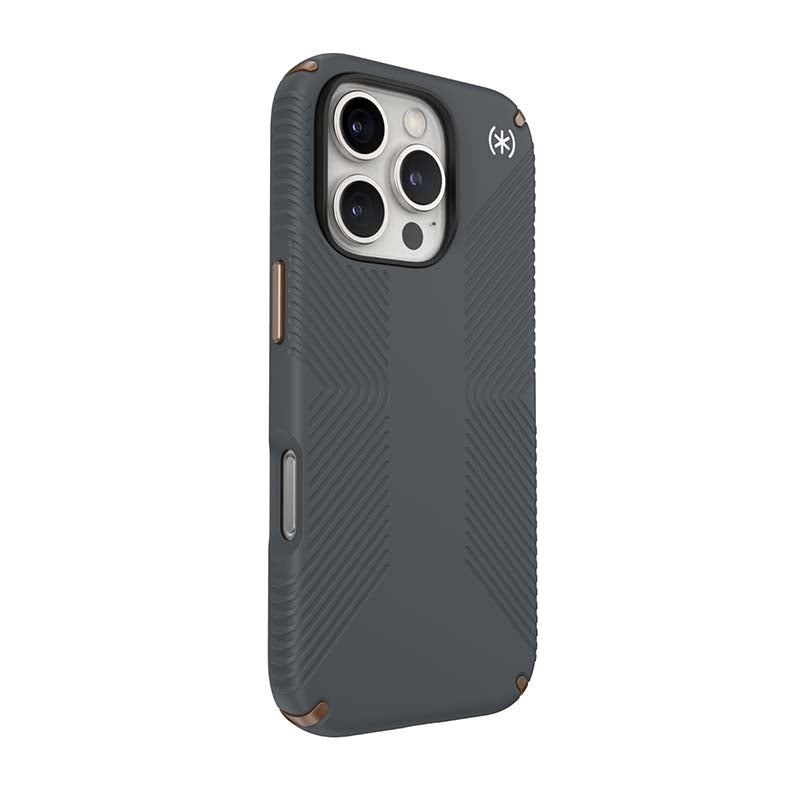 Speck Apple iPhone 16 Pro Presidio2 Pro Grip Case - Grey - Grey