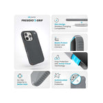 Speck Apple iPhone 16 Pro Presidio2 Pro Grip Case - Grey - Grey